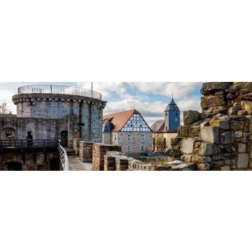 Lais Puzzle - Die Burgruine Friedewald in Hessen Deutschland, Panorama - 1.000 Teile