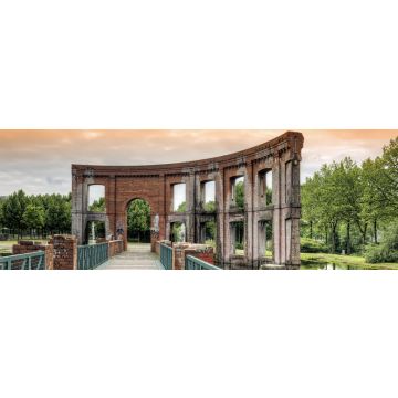 Lais Puzzle - Blick auf ein Industrierelikt im Bürgerpark, Saarbrücken, Deutschland, Panorama - 1.000 Teile