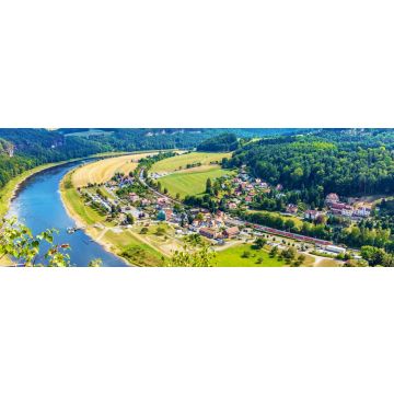 Lais Puzzle - Blick auf Rathen, Deutschland, von der Basteibrücke aus, Panorama - 1.000 Teile