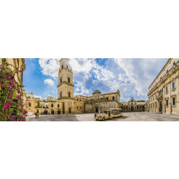 Lais Puzzle - Lecce, Italien - Platz Piazza del Duomo und Kathedrale der Jungfrau Maria, Apulien, Panorama - 1.000 Teile