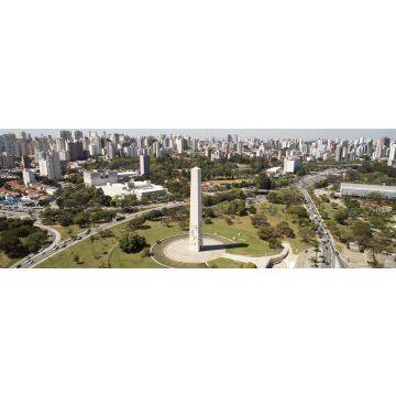 Lais Puzzle - Ibirapuera-Park in der Stadt Sao Paulo, Obelisk-Denkmal. Brasilien, Panorama - 1.000 Teile