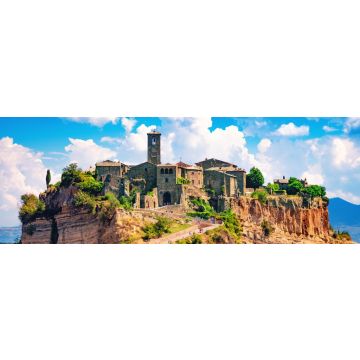 Lais Puzzle - Civita di Bagnoregio, Viterbo, Latium, Italien, Ansicht der mittelalterlichen Stadt, Panorama - 1.000 Teile