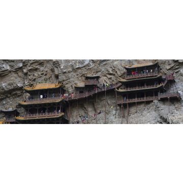 Lais Puzzle - Xuan Kong Si, oder Hängender Tempel, Beiyue Hengshan Berg, China, Panorama - 1.000 Teile