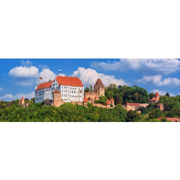 Lais Puzzle - Landshut, historische Burg Trausnitz und Altstadt, Bayern, Deutschland, Panorama - 1.000 Teile