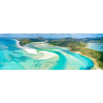 Lais Puzzle - Hill Inlet am Whitehaven Beach auf der Whitesunday Island, Queensland, Australien, Panorama - 1.000 Teile