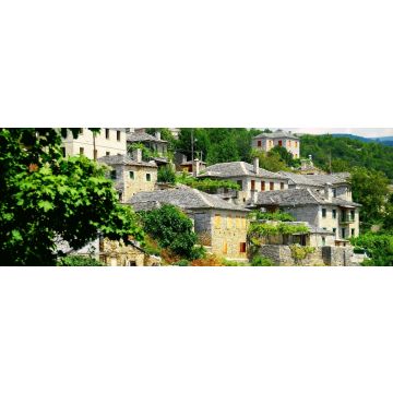Lais Puzzle - Panoramablick auf das Dorf Vitsa, Gebiet Zagoria, Region Epirus, Nordwestgriechenland, Panorama - 1.000 Teile