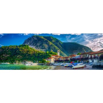 Lais Puzzle - Fischerdorf Feriolo am Lago Maggiore, Piemont, Italien, Panorama - 1.000 Teile