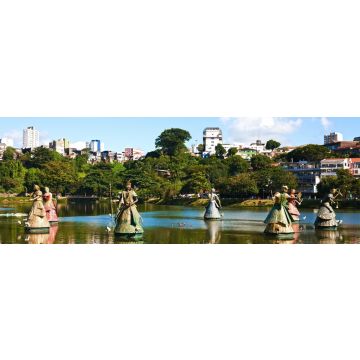 Lais Puzzle - Orishas Brunnen Salvador von Bahia, Brasilien, Panorama - 1.000 Teile