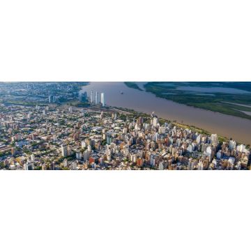 Lais Puzzle - Panoramablick auf die Stadt Rosario, Santa Fe, Argentinien, Panorama - 1.000 Teile