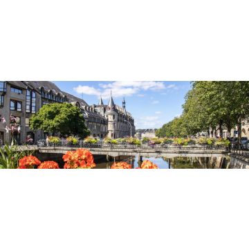 Lais Puzzle - Quimper. Sur les bords de l'Odet en centre ville. Finistère. Bretagne, Frankreich, Panorama - 1.000 Teile