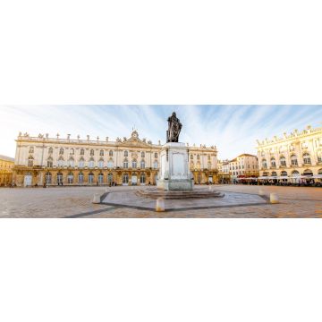 Lais Puzzle - Morgenblick auf den großen Stanislas-Platz mit Denkmal in der Altstadt von Nancy, Frankreich, Panorama - 1.000 Teile