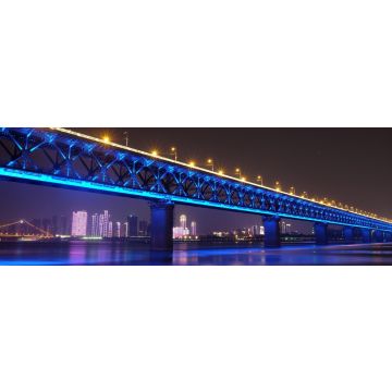 Lais Puzzle - Brücke in Wuhan Yangtze River Bridge, China, Panorama - 1.000 Teile