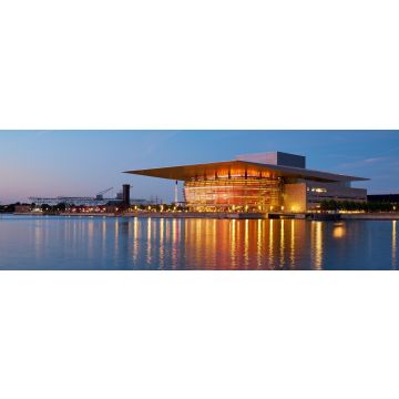 Lais Puzzle - Das Kopenhagener Opernhaus bei Nacht, Panorama - 1.000 Teile