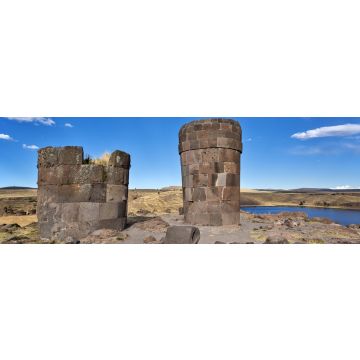 Lais Puzzle - Chullpas bei Sillustani, Peru, Panorama - 1.000 Teile