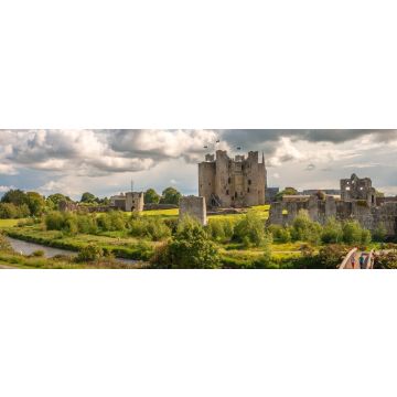 Lais Puzzle - Trim Castle, normannische Burg am Südufer des Flusses Boyne in Trim, Grafschaft Meath, Irland, Panorama - 1.000 Teile