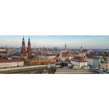 Lais Puzzle - Opole, Luftaufnahme der Altstadt. Polen, Herbsttag. Drohnenaufnahme, Panorama - 1.000 Teile