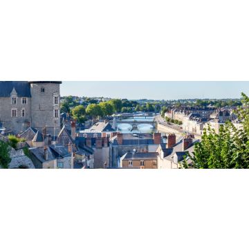 Lais Puzzle - Ufer des Flusses Mayenne, Stadt Laval, Mayenne, Pays de Loire, Frankreich, Panorama - 1.000 Teile