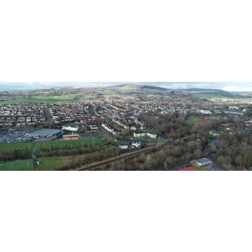 Lais Puzzle - Luftbild über der Stadt Milngavie, Glasgow, Schottland, Panorama - 1.000 Teile