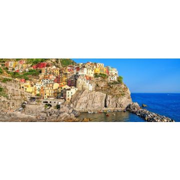 Lais Puzzle - Manarola ist eine kleine Stadt in der Gemeinde Riomaggiore in der Provinz La Spezia in Ligurien an der norditalienischen Küste der Cinque Terre, Panorama - 1.000 Teile