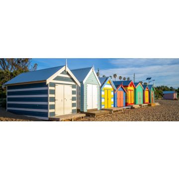 Lais Puzzle - Brighton Bathing Boxes in Melbourne, Australien, Panorama - 1.000 Teile