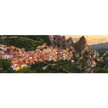 Lais Puzzle - Castelmezzano Dorf im Apennin Dolomiti Lucane. Basilikata, Italien, Panorama - 1.000 Teile