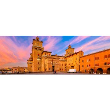 Lais Puzzle - Schloss Estense (Castello Estense) in Ferrara, Emilia-Romagna, Panorama - 1.000 Teile