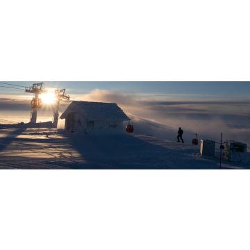 Lais Puzzle - Sonnenuntergang über dem Skigebiet åre in Nordschweden, Panorama - 1.000 Teile