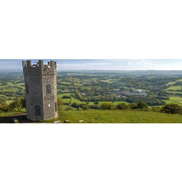Lais Puzzle - Aussichtsturm über Cwmbran in Südwales. bekannt als der "Folly Tower", Panorama - 1.000 Teile