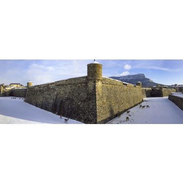 Lais Puzzle - Zitadelle von Jaca im Winter, Huesca, Aragon, Spanien, Panorama - 1.000 Teile