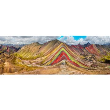 Lais Puzzle - Wanderszene in Vinicunca, Region Cusco, Peru. Regenbogen-Berg, Panorama - 1.000 Teile