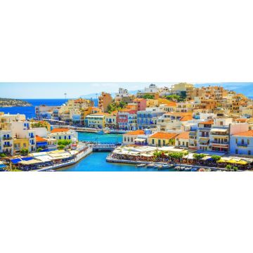 Lais Puzzle - Agios Nikolaos und Voulismeni-See auf der Insel Kreta, Griechenland, Panorama - 1.000 Teile