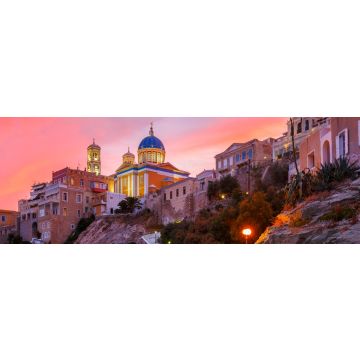 Lais Puzzle - Der Stadtteil Vaporia der Stadt Ermoupoli auf der Insel Syros, Griechenland, Panorama - 1.000 Teile
