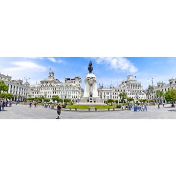 Lais Puzzle - Panorama des Plaza San Martin - Lima in Peru, Panorama - 1.000 Teile