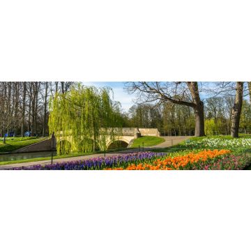 Lais Puzzle - River Cam in der Nähe des Kings College in Cambridge, England, Panorama - 1.000 Teile