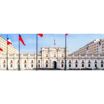 Lais Puzzle - Blick auf den Palacio de La Moneda Royal Mint von Chile, Panorama - 1.000 Teile