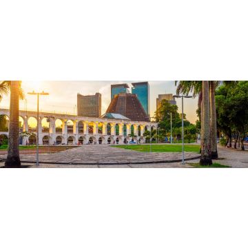 Lais Puzzle - Arcos da Lapa (Lapa-Bogen) und Metropolitan Cathedral in Rio de Janeiro, Brasilien, Panorama - 1.000 Teile