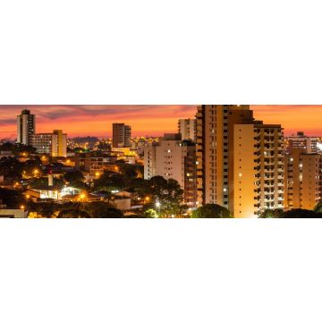Lais Puzzle - Panoramablick auf die Stadt Bauru. Das Innere des Staates São Paulo. Brasilien, Panorama - 1.000 Teile