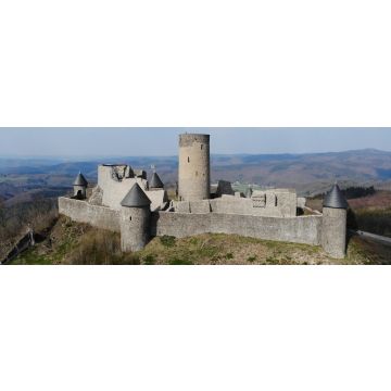 Lais Puzzle - Luftaufnahme Nürburg am Nürburgring, Panorama - 1.000 Teile
