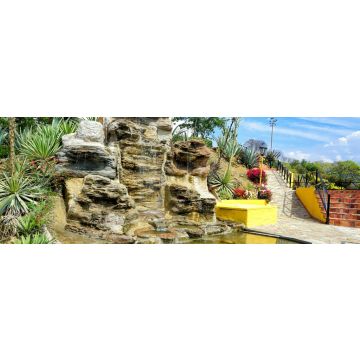 Lais Puzzle - Bunter Garten in Panachi in Santander, Kolumbien, Panorama - 1.000 Teile
