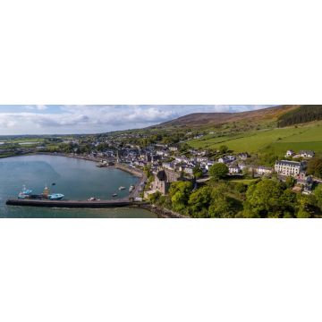 Lais Puzzle - Carlingford Harbour, Carlingford ist eine Küstenstadt und Gemeinde im Norden der Grafschaft Louth, Irland, Panorama - 1.000 Teile