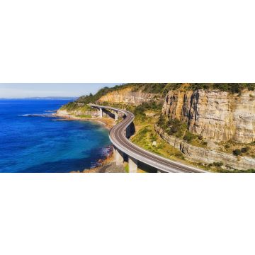 Lais Puzzle - Sea Cliff Bridge und Lawrence Hargrave Drive Bridge führen über die Klippen von Illawarra in der nördlichen Illawarra-Region von New South Wales, Australien, Panorama - 1.000 Teile