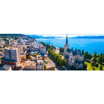 Lais Puzzle - Luftpanorama der Stadt Bariloche, Argentinien, Panorama - 1.000 Teile