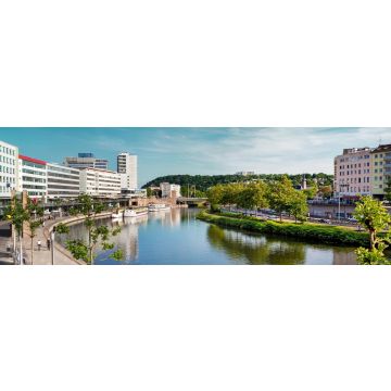 Lais Puzzle - Blick auf die Stadt Saarbrücken, Saarland, Deutschland, Panorama - 1.000 Teile