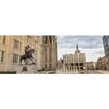 Lais Puzzle - Außenansicht des Marischal College in Aberdeen, Schottland, Panorama - 1.000 Teile