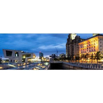 Lais Puzzle - Liverpool Merseyside am Morgen, England, Panorama - 1.000 Teile