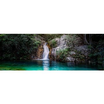 Lais Puzzle - Santa Barbarinha-Wasserfall, Chapada dos Veadeiros, Cavalcante, Goias, Brasilien, Panorama - 1.000 Teile