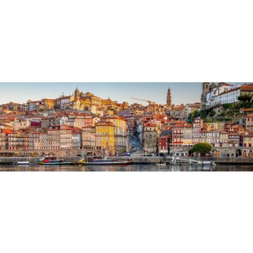 Lais Puzzle - Die Altstadt von Porto, Portugal, von der anderen Seite des Flusses Douro aus gesehen, Panorama - 1.000 Teile