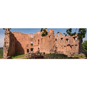 Lais Puzzle - Ruine der Burg Hohenecken in Kaiserslautern, Rheinland-Pfalz, Deutschland, Panorama - 1.000 Teile