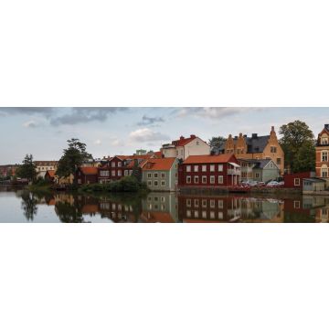 Lais Puzzle - Ein Blick auf den alten Teil von Eskilstuna, Schweden, Panorama - 1.000 Teile