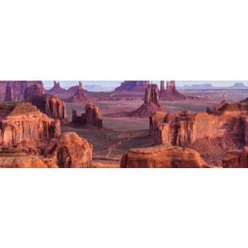 Lais Puzzle - Sonnenaufgang in Hunts Mesa navajo stammesgeschichtlicher Majestät in der Nähe von Monument Valley, Arizona, USA, Panorama - 1.000 Teile